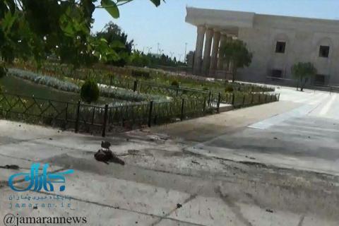 تصویر محل انفجار انتحاری