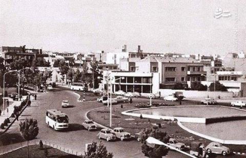 میدان ولیعصر تهران در سال ۱۳۴۲/عکس