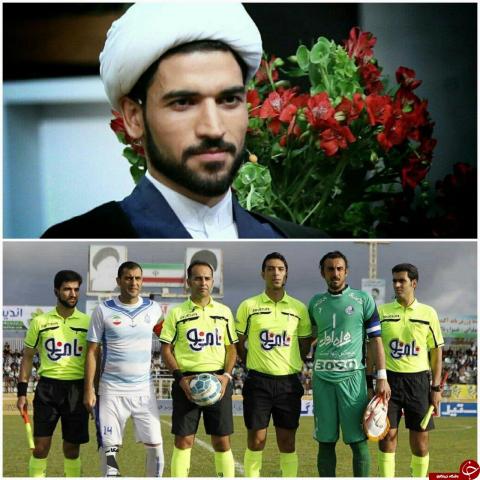 طلبهای که کمکداور فوتبال است +عکس