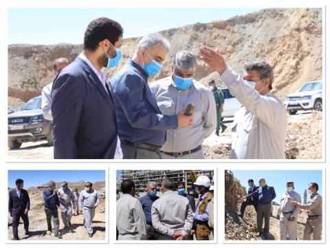بازدید مدیرعامل شرکت مس از طرح توسعهای معدن و کارخانه تغلیظ درهزار