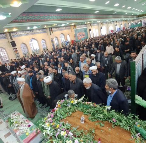 وداع باشکوه مردم سیرجان با شهید حسین علیبیگی